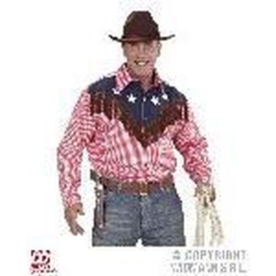 Chemise country homme a carreaux WIDMANN XL Rose Franges en imitation daim Cdiscount Jeux Jouets