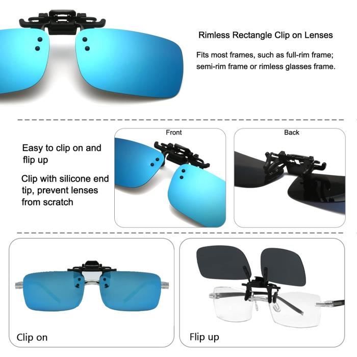 Monture shop lunette clipsable