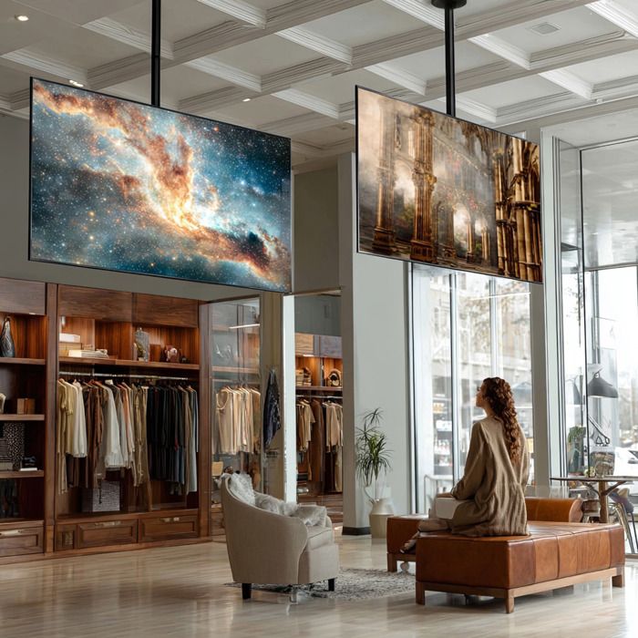 Support Mural/plafond Maclean MC-504 – Pour TV 23 à 42 Pouces – VESA 75-200 – Neuf