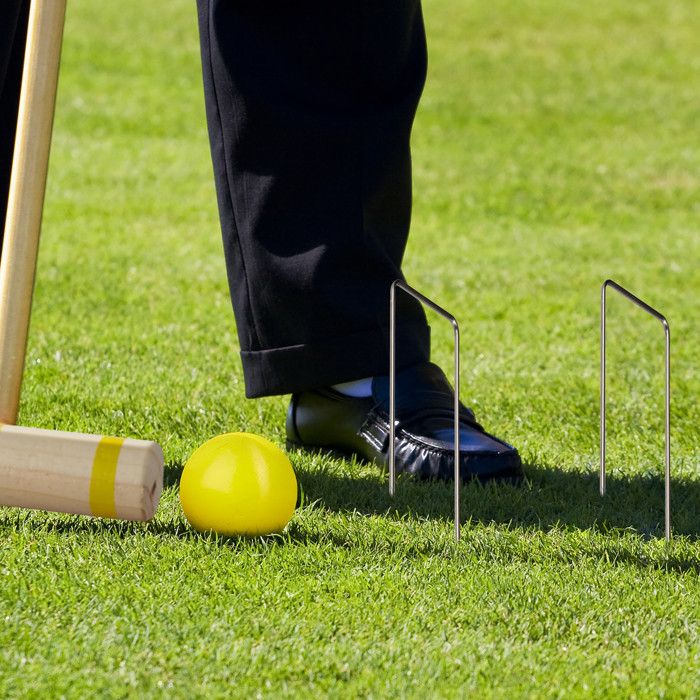 Jeu De Croquet Foot – 15 Pièces, 2 à 4 Joueurs, Idéal Pour Jardin Et Fêtes