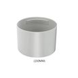 Adaptateur connecteur tuyau évacuation climatiseur mobile Ø150mm en ABS raccord fenêtre accessoire clim portable