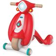 Trotteur - Baby Clementoni - Mon premier scooter - 100% recyclé - Rouge - Mixte - 12 mois-0