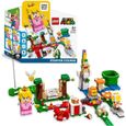 LEGO 71403 Super Mario Pack de Démarrage Les Aventures de Peach, Jouet Lemmy, Figurine Interactive Toad, pour Enfants 6 Ans-0