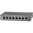 NETGEAR (GS108E) Switch Ethernet 8 Ports RJ45 Métal Gigabit (10/100/1000)-0
