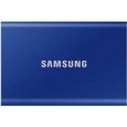 SAMSUNG - SSD externe - T7 Bleu - 2To - USB Type C (MU-PC2T0H/WW)-0