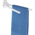Wenko Porta Teli Pure - 2 Bracci Regolabili, Bianco, 43x11x8 Cm - Organizzatore Per Bagno