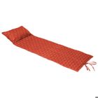 Coussin de transat enroulable "Adiya" ambre 180x60cm en polyester - Hespéride