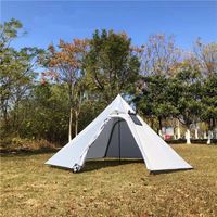 Tente Dakota idale ultralégère,tente de camping,randonnée en plein air,tipi tendance pour cuisiner et observer - Outside Tent White