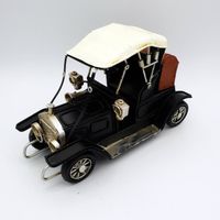 DynaSun Art 1804D-664 Modèle de voiture vintage vintage en métal, collection 1-32 à l'échelle 16 cm