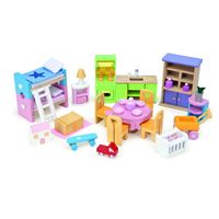 Set de meubles pour maison de poupées Daisylane - Le Toy Van ME040 - Licence Mickey et ses amis