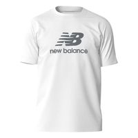 T-shirt col rond droite New Balance blanc