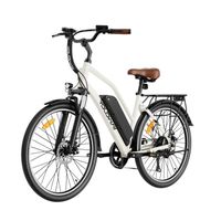 YOLOWAY Vélo électrique 26" 519W 36V 12.5Ah - VTT Électrique -Shimano 7 vitesses-Adulte-Blanc