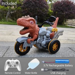 ROBOT - ANIMAL ANIMÉ Moto RC-Jouets de dinosaure télécommandés pour enf