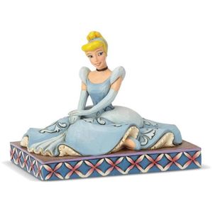 FIGURINE - PERSONNAGE Figurine de Collection - Disney Princesses - Cendrillon - Bois - 10 x 11.5 x 7.5 cm