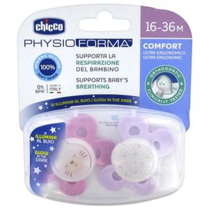 SUCETTE Sucettes Orthodontiques en Silicone - CHICCO - Phy