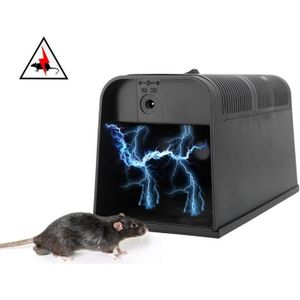 BAOKUA Piège à rats électrique pour l'intérieur et l'extérieur