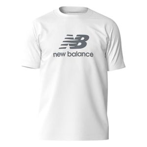 T-SHIRT T-shirt col rond droite New Balance blanc