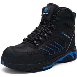 Churlin Chaussure de Sécurité Bottes De Sécurité Homme Femme Légère Baskets de Sécurité Respirant Chaussure de Travail en Acier Toe Bottes d'hiver 