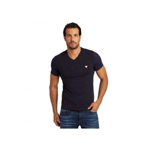 Polo Guess homme manches courtes M62P21 bleu marine