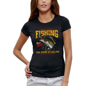 T-SHIRT T-shirt FISHING - Pour les pêcheurs en rivière - G