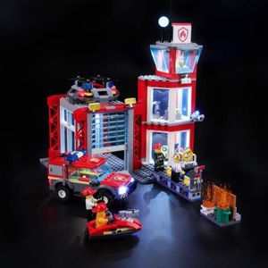 ASSEMBLAGE CONSTRUCTION Kit De Led Pour Lego City La Caserne De Pompiers, 