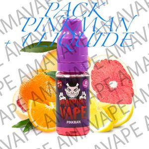 Pack E-liquides Pinkman 6mg - Vampire Vape - 10x10ml + Liquide Surprise  AMAVAPE
