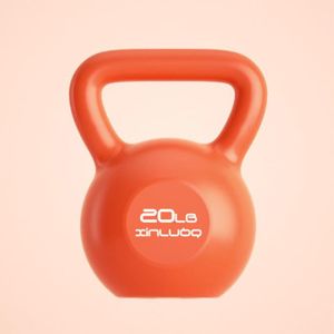 HALTÈRE - POIDS VGEBY Kettlebell de musculation VGEBY Kettlebell d'exercice de remise en forme VGEBY Poids sport poids 20 lb / 9,1 kg Orange