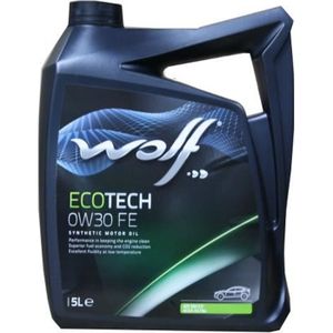 HUILE MOTEUR Bidon 5 litres d'huile 0W30 Wolf Ecotech FE 830940