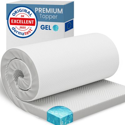 Surmatelas 140 x 190 Cm Mousse à Memoire De Forme 5 Cm - Zones Surmatelas 140 x 190 Cm Mousse à Memoire De Forme 5 Cm - Zones