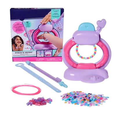 Pracht Creatives Hobby 5884-00201 - Kit de Bricolage pour créer Un Bracelet de Perles, avec des Perles Miyuki Noires et Multicolores, Taille Totale env. 17 x 2,6 cm
