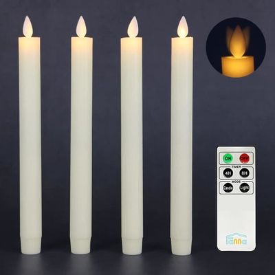 ZIYOUDOLI Lot de 8 bougies LED avec télécommande scintillantes à piles -  Pour salle à manger, chambre à coucher, salon, chemin[1361] - Cdiscount  Maison