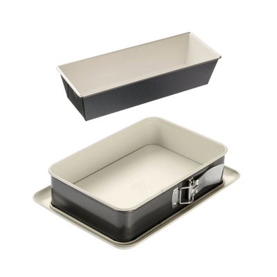 KAISER La Forme Plus Moule à Tarte Aux Fruits Quiche 35x13cm Avec Fond Amovible - Tôle Mince Noir