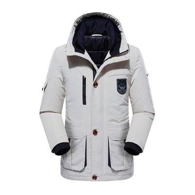 Parka blanche homme best sale
