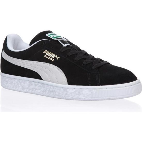 PUMA Baskets Suède Classic + Noir/Blanc Mixte