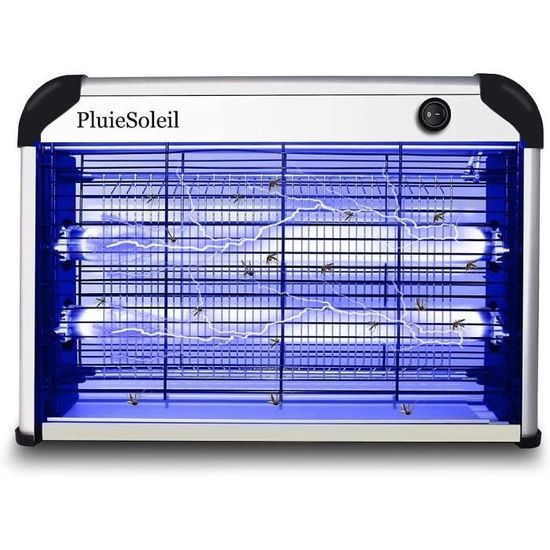 Destructeur D'insectes UV Intérieur/extérieur - 2 Tubes, Mural, électricité - Marque Crystals