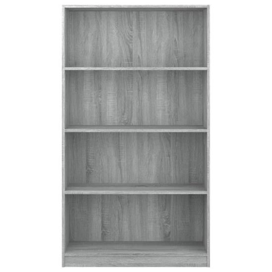 étagère 4 Niveaux Amazon Bibliothèque 4 Niveaux Moderne - Étagère Bois & Noir 30x40x160 Cm - Rangement Bureau/Salle De Bain Armoire Haute Bois Noir