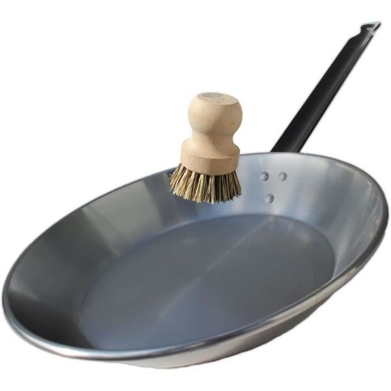 Lotan 24cm Frying Pan – Cast Aluminium, 9mm Thick Base, Non-Stick & Induction Compatible – Removable Handle