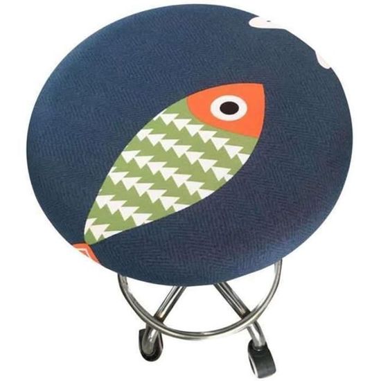 YINGAYOU Tabouret Couvre Rond 12-16 Avec Jacquard à Râches