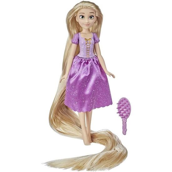 Disney Princess, poup&eacute;e Mannequin Raiponce Longue Chevelure avec Cheveux de 45 cm, Jouet pour Filles &agrave; partir de 3 Ans