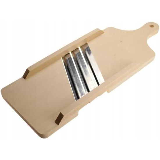 Mandoline Et Râpe En Bois Pour Légumes Et Fruits - 54 Cm, Idéale Pour Chou Et Coupes Précises