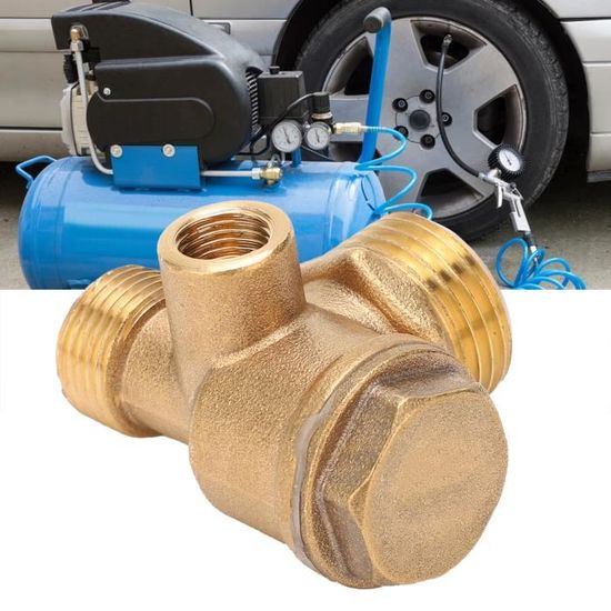 Lot De 2 Clapets Anti-Retour En Laiton 1" DN25 - Filetage Intérieur Et Extérieur Pour Eau Et Chauffe-Eau