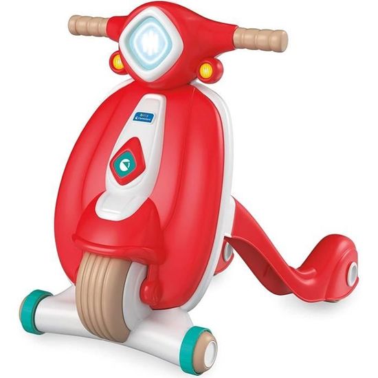 Trotteur - Baby Clementoni - Mon premier scooter - 100% recyclé - Rouge - Mixte - 12 mois