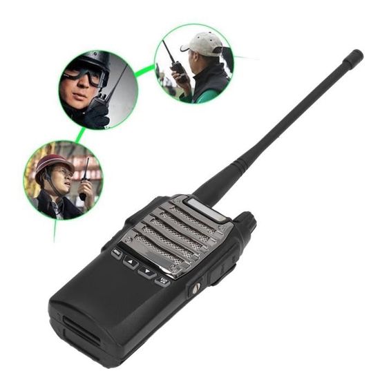 Talkpod A36plus Max 8W Talkie-Walkie Portable Bi-bande UHF VHF - Batterie 3200mAh, 999 Canaux, Vert