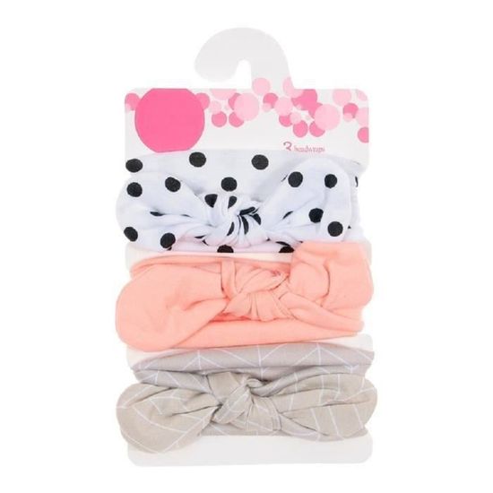 Lot De 2 Bandeaux Fleuris Pour Bébé - Tissu Doux Et Élastique - Nouveau-né Et Petite Fille - Accessoire Photo Et Fête