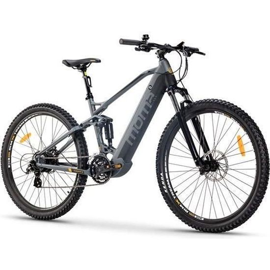 MOMA BIKES - VTT électrique VAE - 29 " - SHIMANO - 24 Vitesses - Freins à disques hydrau - Batterie Intégrée Ion Lit - 48V - 13Ah