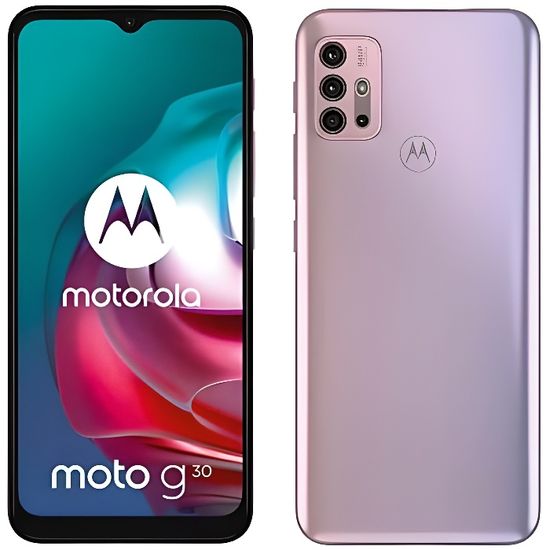 Téléphones Dual SIM, Motorola Motorola XT2129-2 moto g30 Dual Sim 4 + 128 Go pastel sky DE.Motorola Moto G 30. Taille de l'écran:
