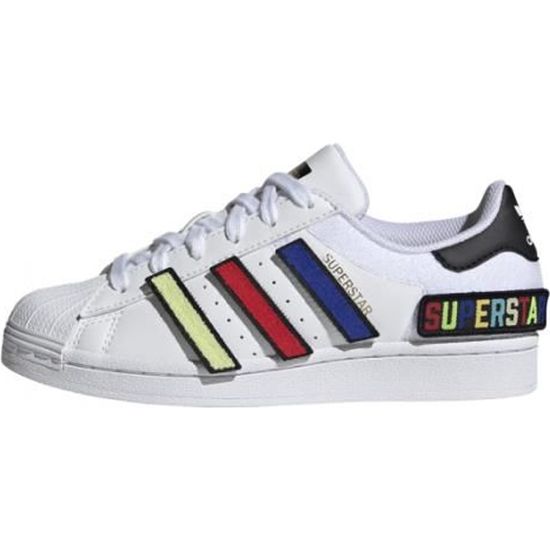 basket-cadet-adidas-originals-superstar-blanc-lacets-tige-textile