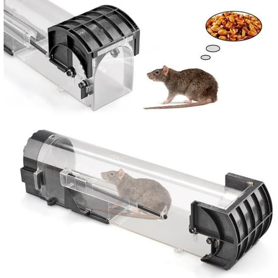 ExHanoi-Piège à souris vivante en acier inoxydable réutilisable