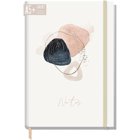 Paper&You Carnet Ligné A5+ Happy Flower 156 Pages - Journal Intime Bullet Journal Durable