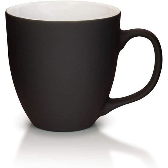 Grande Tasse À Café Xxl En Porcelaine Avec Surface Mate Soft Touch Vert Froid 400-450 Ml[P2087 Grande Tasse À Café Xxl En Porcelaine Avec Surface Mate Soft Touch Vert Froid 400-450 Ml[P2087